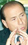 Berlusconi'ye canl yaynda "igal" azar