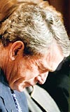 Bush: Daha az kayp olmas iin dua ediyorum