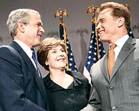 Bush, Arnold'la Ortak Noktasn Aklad: ngilizce'yle bamz dertte