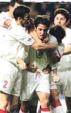 GOLLERN EN GZEL: Nihat'n gol, Eurosport tarafndan, Dnya Kupas Avrupa Elemeleri'ndeki 21 mata atlan 72 gol iinde en gzeli seildi.