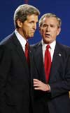 Bush Kerry'nin 8 puan nnde