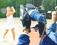 Sharapova saat reklamnda