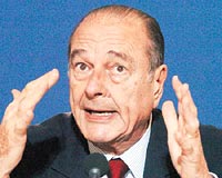 Fransa Cumhurbakan Jacques Chirac