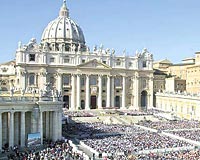 Vatikan ylda 1.8 milyon turist ziyaret ediyor.