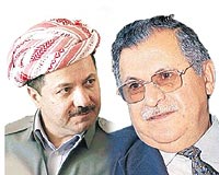 Celal Talabani Mesut Barzani