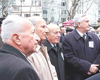 Emekli paşalar Kırcaya son görevlerini yaptı. 