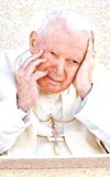 Papa Pazar duasına katılamadı