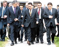 Trkiye Masasnn yeni efi Lorenzo Giorgianni de toplantlara katld. IMF yetkilileri ve Devlet Bakan Ali Babacan basn toplants dzenleyerek son gelimeleri deerlendirdi.