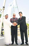 brahim Erdemolu Dubai projesini Sultan Salem ve Hseyin Fehmi ile el skarak balatt.
