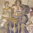 Dionysos mozaii ilanla aranyor