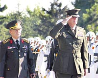 ABDnin Avrupa Kuvvetleri Komutan Orgeneral Jones, Genelkurmay Bakan Hilmi zkkle grt.