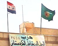 Badat brosunda dier brolardan farkl olarak hem PKK hem de Irak bayra var.
