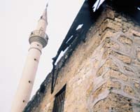 500 yıllık tarihi cami yandı