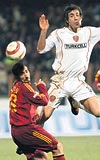 GOL ATAMADI... Maçın en çok şut çeken (7) oyuncusu olan Ümit Karan, Türkiye Kupasında bu sezon ilk kez oynadı. Onda da gol bulamadı.