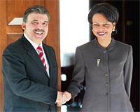 ABD Dileri Bakan Rice, Ankara ziyaretinde Abdullah Gl ile nemli bir karara imza att.