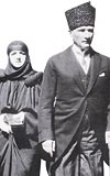 Mustafa Kemal ve Latife Hanm 1925 ylnda boand