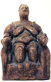 Profesr Hodder, Ana Tanra heykelini kitabnda yorumlad. 