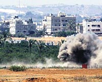 srail Gazzenin gneyini srekli bombalyor.