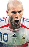 Cezayir asll Fransz futbolcu Zidane