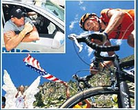 Rasmussenin 1. bitirdii etab Fransa Turunu 7 kez kazanan efsane Lance Armstrong da arala takip etti