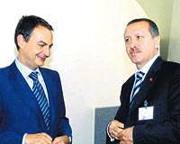 Erdoan ve Zapatero, dnya liderlerinden siyasi cesaret istediler ve Bar iin iin eylem zaman imdi dediler.