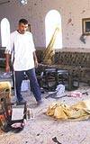 SADDAMIN KENTNDE SALDIRI Devrik lider Saddam Hseyinin doum yeri Tikritte meydana gelen intihar saldrsnda 18 kii yaraland.