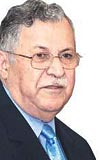 Irak Cumhurbakan Celal Talabani