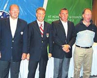 BUGN BALIYOR 1-3 Eyll tarihlerindeki turnuvann tantm toplantsna Mustafa Ko, Ahmet Aaolu ve Uluslararas Golf Federasyonu yetkilileri katld.