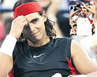 SEVN& HZN Youzhny zaferini asker selam ile kutlarken, Nadal sanki elendiine inanamyor gibiydi.