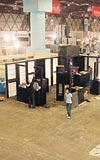 CNR Expodaki 120 bin metrekarelik fuar alannda firmalar son hazrlklar yapyor. Baz makineler daha fuar almadan satld.
