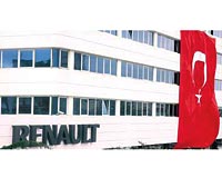 Renaultun genel mdrlk binasna dn Trk bayra asld.  