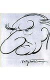 BALCIOLU,  izgiyle 2002 Gnlnn 29 Ekim sayfasna u notu dm: Yukarda grdnz Atatrkn karikatr bence bugne kadar Trkiyede izilmi en baarl Atatrk portresidir. Hepimiz Atay resim olarak izdik. Ama portre karikatrnn byk ustas Ratip Tahir Burak, Atatrk ok grm ve birka kez de grm bir ustamzd. 1959da kendisinden iyice abartlm bir Atatrk portresi izmesini rica ettim. Ratip Bey de yukardaki ok baarl portreyi izdi. Bu karikatr ilk kez yaymlanyor.