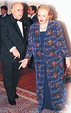 9uncu Cumhurbaşkanı Süleyman Demirel ve eşi Nazmiye Hanım.