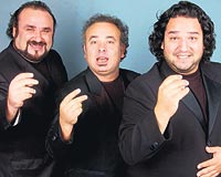 Konserdeki üç Türk tenoru bulun