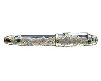 Mont- Blanc elmaslarla kaplı kalemden üç adet üretti.