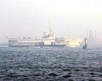 BOAZ TRANST GEE KAPANDI Marmarada etkili olan youn sis nedeniyle stanbul Boaz bir sre transit gemi geilerine kapatld. 