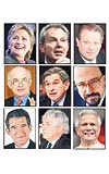 Hillary Clinton - Tony Blair - Al Gore - Kemal Dervi - Paul Wolfowitz - Bill Emmott - John Browne - James Wolfenson - Muhammed Yunus 