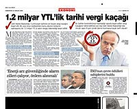 Sabah Gazetesinin 1.2 milyar YTLlik tarihi vergi kaa balkl haberinden sonra POA yetkilileri dn bir aklama yaparak haberde ad geen irketin kendileri olduunu bildirdiler.