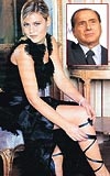 Barbara Berlusconi, bir erkekle ekilmi samimi fotoraflar yznden antaj kurban oldu. 
