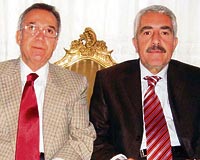 Bismilin Tepe Beldesi Belediye Bakan Mehmet Sebih Smer ile Yavuz Donat.