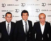 Orka Group Ynetim Kurulu Bakan Sleyman Orakolu, Bakan Yardmcs Haldun Orakolu, Genel Koordinatr Osman Arar.