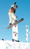 Snowboard sezonu ba�lad�
