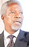 Kofi Annan'dan iki lidere sitem