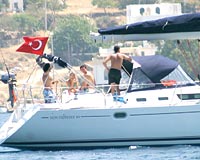 Bodrum'da Ak Bakadr