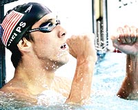 PHELPSN 4. ALTINI Michael Phelps, Atinada Mark Spitzin 7 altn rekorunu kramasa da oyunlarn en baarl yzcs oldu. Phelps,