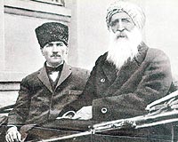 TTFAK!...   Mustafa Kemal Paa ve Krt ileri gelenlerinden Dersim (Tunceli) milletvekili Diyap Aa...