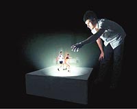 �� boyutlu TV, her yerden ayn� netlikte seyredilebilecek. TV�nin 10 y�l sonra ticarile�mesi bekleniyor.