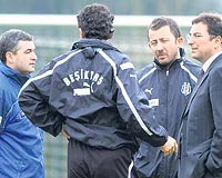 K�van� Oktay, Sergen ve Tayfurla g�r��t�.