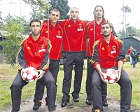 Galatasaray��n gol silahlar� bir arada...
