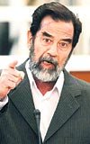 Saddam Hseyin Irakl direniilere hitaben, ABDlilerin hayatn cehenneme evirin. Dardan gelen patlama seslerinden byk zevk alyorum diyor.